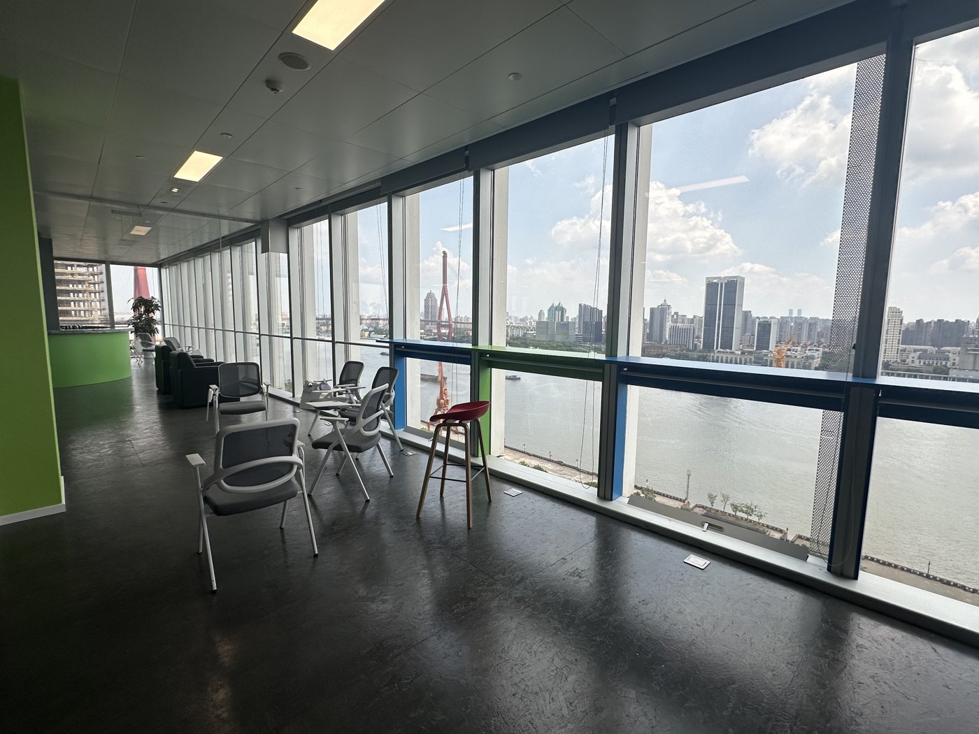 Riverside shared space at CM Shanghai Base
